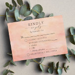 Cartons Réponse Mountain Rustic Sunset Aquarelle Choix de repas<br><div class="desc">Quand il s'agit de papeterie mariage les styles boisés lancent le thème pour une soirée magique ou tout un week-end mariage dans les montagnes Donnez le ton de votre mariage rustique avec ce design d'inspiration montagnarde avec une aquarelle coucher de soleil scène montagne arrière - plan avec pins</div>