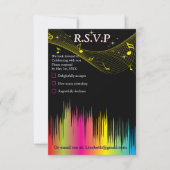 Cartons Réponse Music Lovers Celebration Themes (Devant)