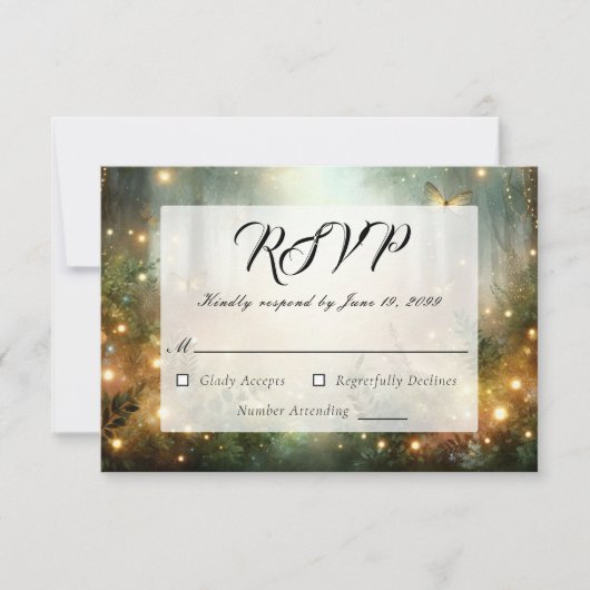 Cartons Réponse Mystic Forest Meadow Magic (Devant)