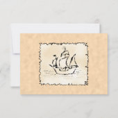 Cartons Réponse Navire pirate. (Dos)