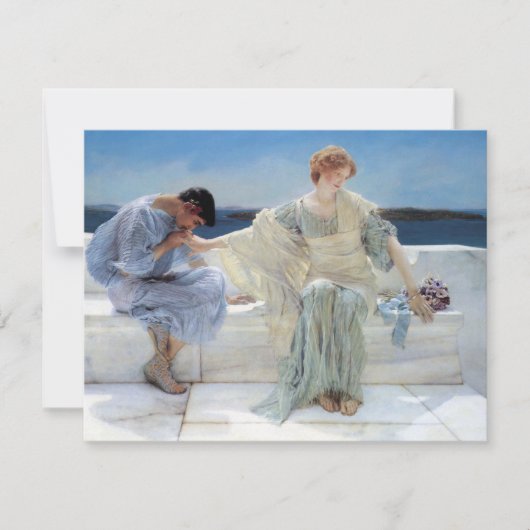 Cartons Réponse Ne me demandez plus par Alma Tadema Mariage (Devant)