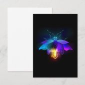 Cartons Réponse Neon Firefly sur noir (Devant / Derrière)