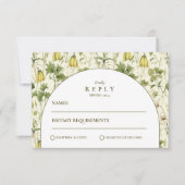 Cartons Réponse Neutral Botanical Arch Garden Wedding (Devant)