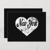 Cartons Réponse New York Heart (Devant / Derrière)