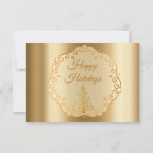 Cartons Réponse Noël doré Fêtes brillantes (Dos)