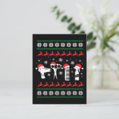 Cartons Réponse Noël Funny Coiffeur de Noël Noël Cadeau de Noël (Debout devant)