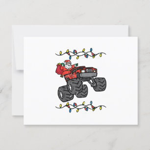 Cartons Réponse Noël Père Noël Monster Camion Garçons Enfants Enfa