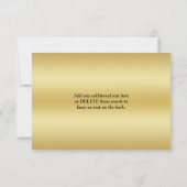 Cartons réponse | Noir et blanc | Doré (Dos)