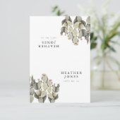 Cartons Réponse NORAH Prickly Pear Cactus Desert Place Cards (Debout devant)