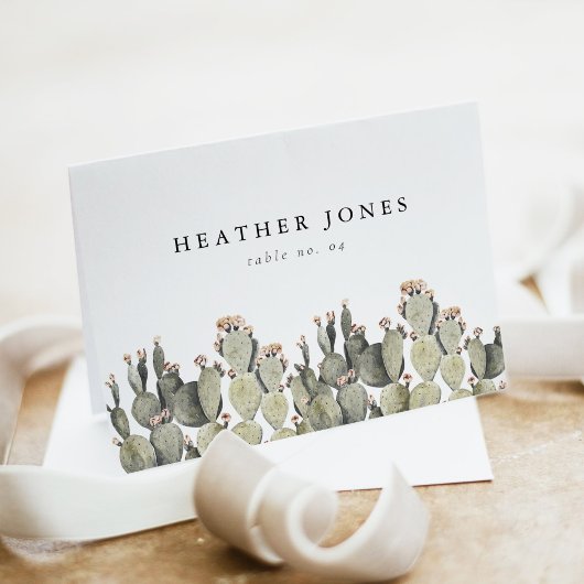 Cartons Réponse NORAH Prickly Pear Cactus Desert Place Cards