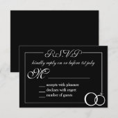 Cartons Réponse Nous faisons Mariage (Devant / Derrière)