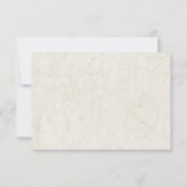 Cartons Réponse Nous faisons un Mariage botanique floral élégant (Dos)