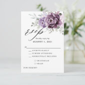 Cartons Réponse Nuances de floraisons de pourpre poussiéreux Maria (Debout devant)