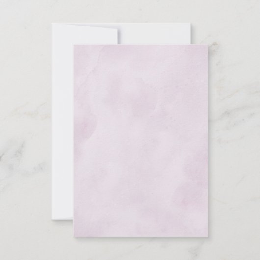 Cartons Réponse Nuances de pourpre Dusty fleurs Moody Floral Maria (Dos)