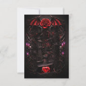 Cartons Réponse Nuit Éternelle Mariage Gothique Vampire Romance So (Dos)