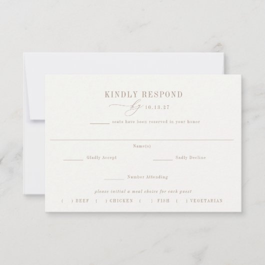 Cartons Réponse OASIS Palm Tree Meice Choice Mariage (Devant)