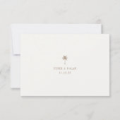 Cartons Réponse OASIS Palm Tree Meice Choice Mariage (Dos)