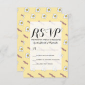 Cartons Réponse Oeufs et Bacon Petit-déjeuner Foodie Funny Motif (Devant / Derrière)