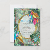 Cartons Réponse Oiseaux tropicaux du paradis (Devant)