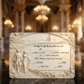 Cartons Réponse Old World Romantic Architectural Arch