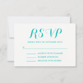 Cartons Réponse Ombre peint en bleu turquoise (Devant)