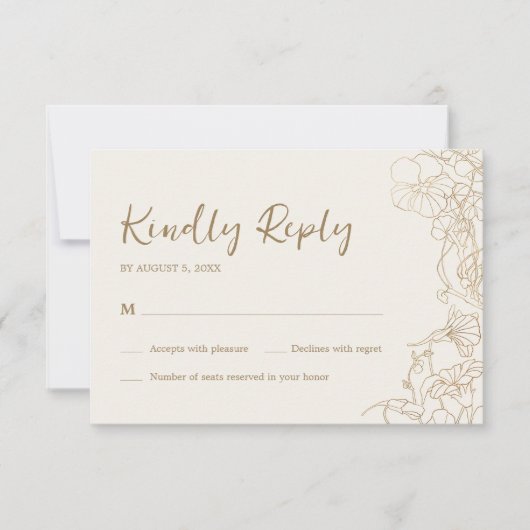 Cartons Réponse Or (Devant)