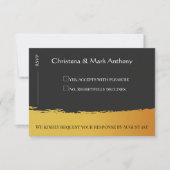 Cartons Réponse Or de minuit (Devant)