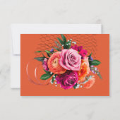Cartons Réponse Orange and Pink Rose Détails Hébergement (Dos)
