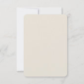 Cartons Réponse Os ・ Élégant Mariage moderne (Dos)