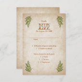 Cartons Réponse Pagan Handfasting Mariage (Devant / Derrière)