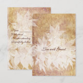 Cartons Réponse Pale Ghost Feuilles rsvps avec enveloppes (Devant / Derrière)