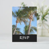 Cartons Réponse Palmiers contre ciel bleu (Debout devant)