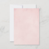 Cartons Réponse Palmiers séchés, pampas gazon doux mariage rose RS (Dos)