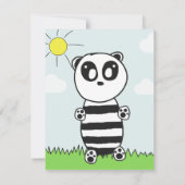 Cartons Réponse Panda Enfants (Dos)