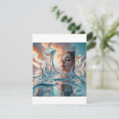 Cartons Réponse panneau de miroirs flottants s'élève d'une mer cal (Debout devant)