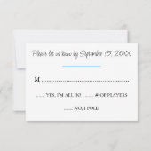 Cartons Réponse Panneau Mariage Watercolor Las Vegas (Dos)