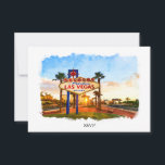 Cartons Réponse Panneau Mariage Watercolor Las Vegas<br><div class="desc">Cette belle aquarelle "Welcome to Las Vegas sign" carte de mariage RSVP est un moyen parfait pour que vos invités vous donnent le jour ou le jour pour votre mariage à Las Vegas,  avec un verbiage de style poker.</div>