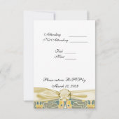 Cartons Réponse paon art nouveau (Dos)