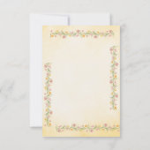 Cartons Réponse Papeterie de mariage pastel romantique (Dos)