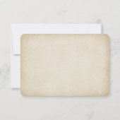 Cartons Réponse Papier antique ・ Élégant Mariage moderne (Dos)