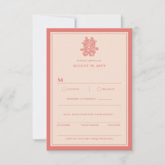 Cartons Réponse Papier floral coupé Double bonheur Mariage chinois