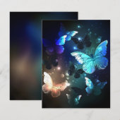 Cartons Réponse Papillon de nuit voltigeant (Devant / Derrière)