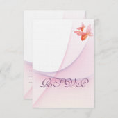 Cartons Réponse Papillon Tangerine (Devant / Derrière)