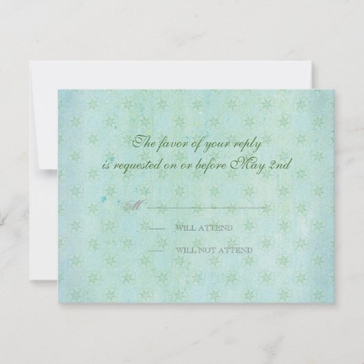 Cartons Réponse Paradise Inséparables Moderne Floral Swirl Damask (Devant)