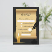 Cartons Réponse Parchemin (Debout devant)