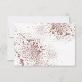 Cartons Réponse Parties scintillant d'aquarelle moderne Foliage Ba (Dos)