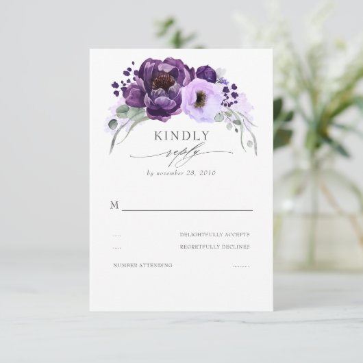 Cartons Réponse Parties scintillant Mariage  Feuille (Debout devant)