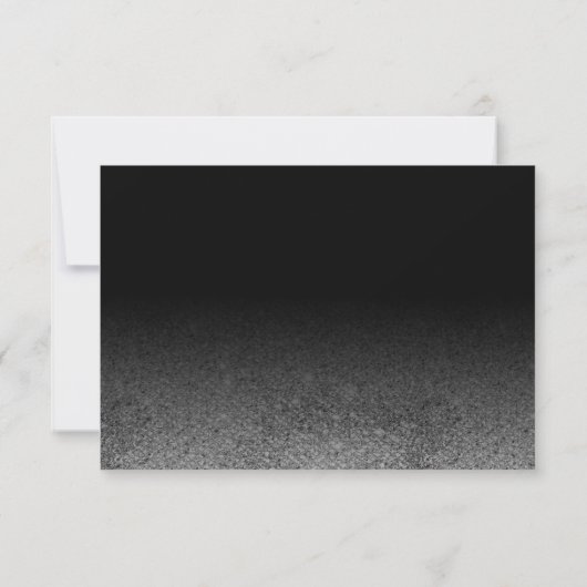 Cartons Réponse Parties scintillant Silver Moderne Mariage calgrap (Dos)