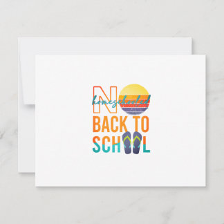 Cartons Réponse Pas de retour à l'école - école à domicile