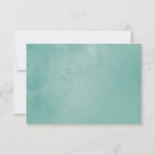 Cartons Réponse Pastel Blush Greenery Mariage (Dos)